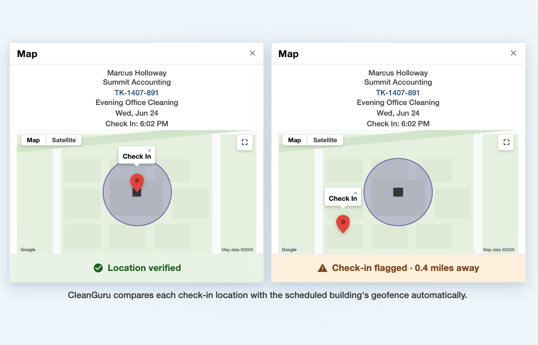 geofence comparison